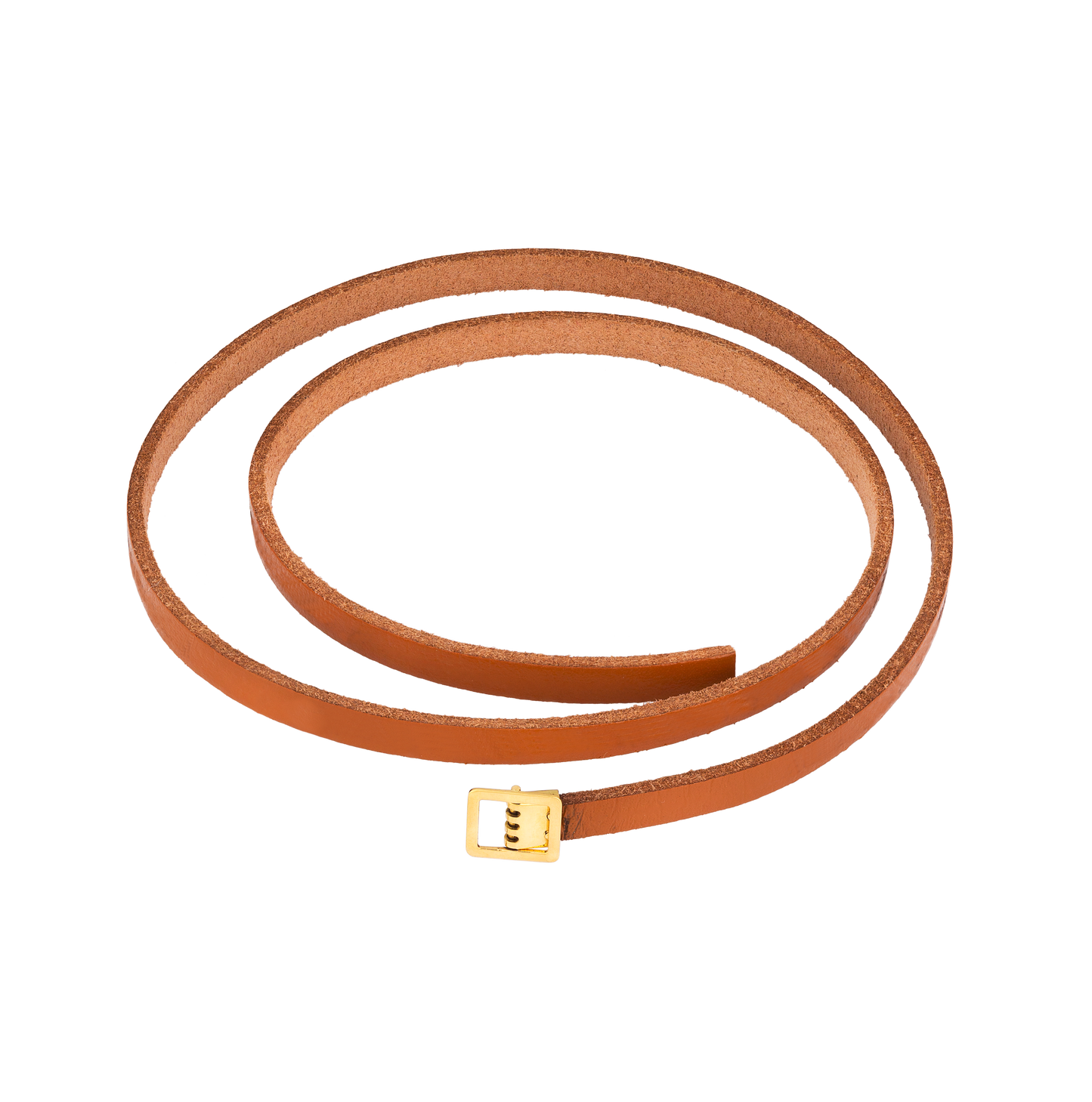 PULSEIRA DE COURO COM FECHO DE OURO