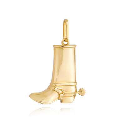 PINGENTE BOTA DE OURO 18K